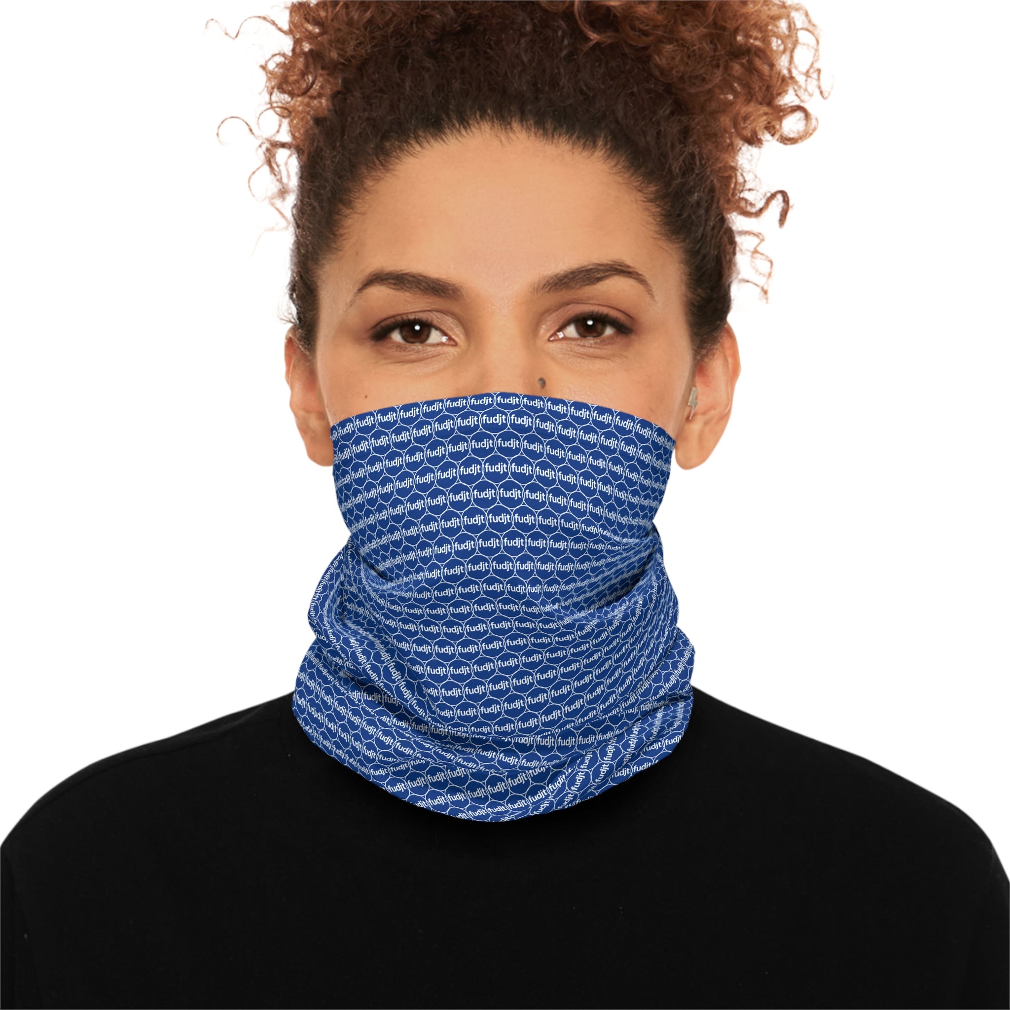 Dark Blue fudjt Unbroken Chain .5 Neck Gaiter