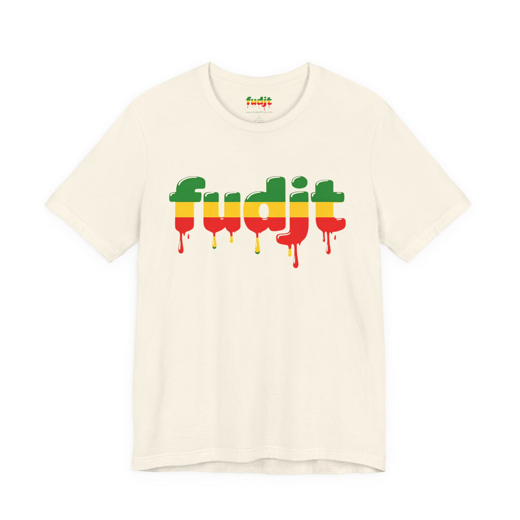 fudit Drip Logo Tee (Rasta Colors)