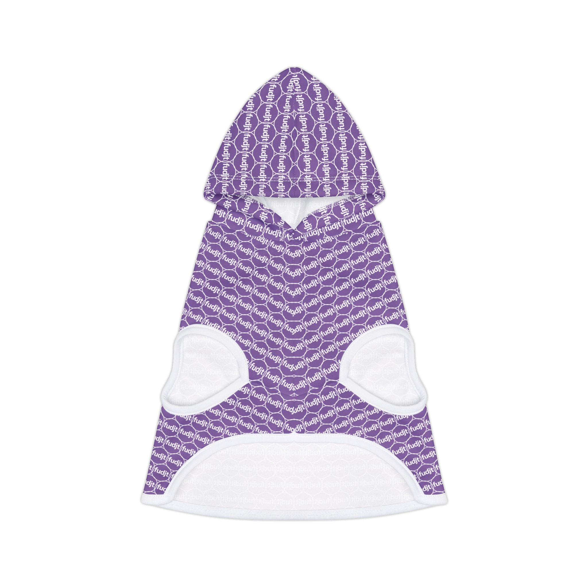 Light Purple fudjt Pet Hoodie | Unbroken Chain 1.25 | 7 Sizes