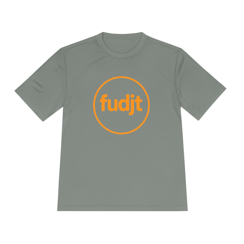 Orange fudjt Circle Moisture Wicking Performance Tee | 12 Colors