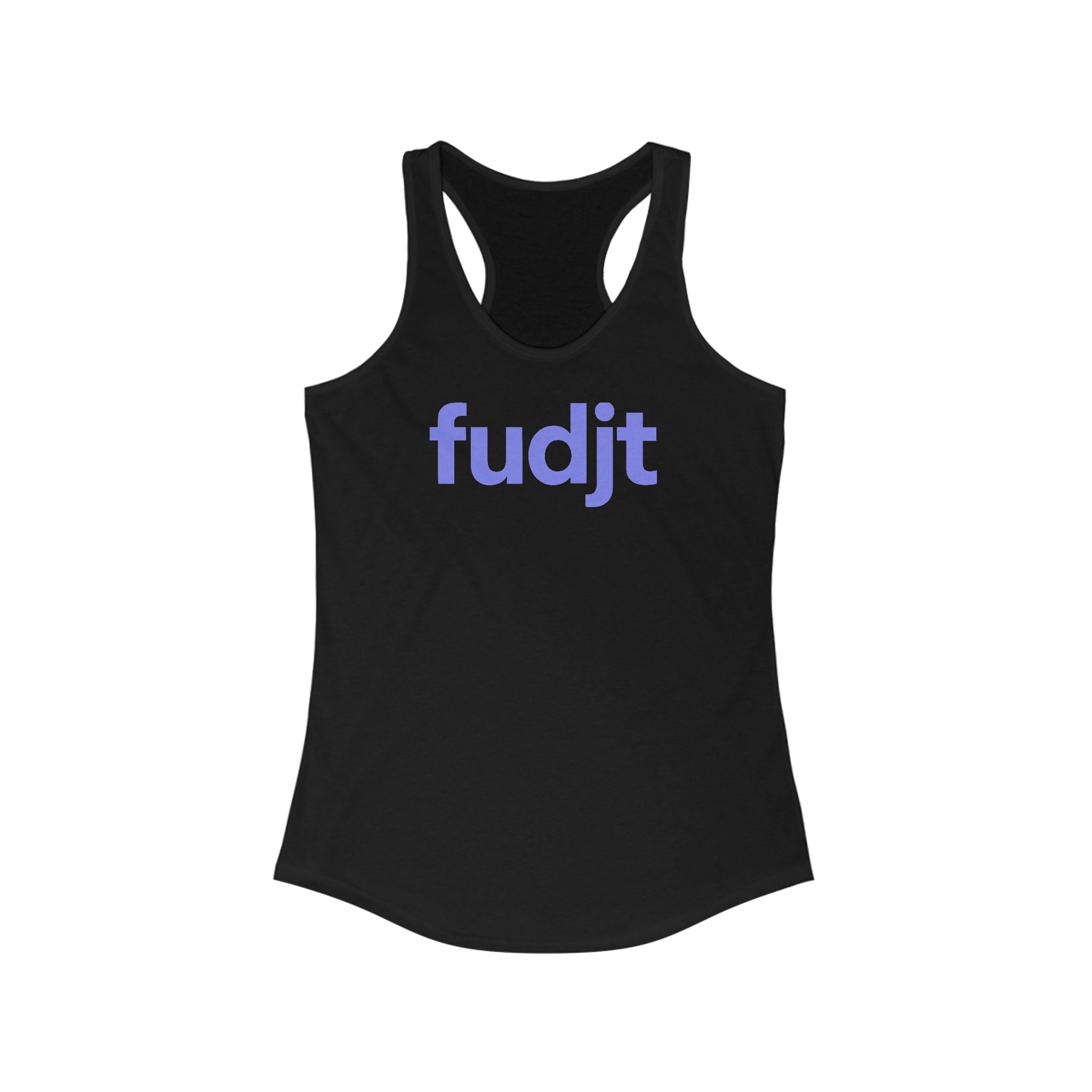 Light Blue fudjt logo Women's Racerback Tank, Perfect Relaxed Fit | 5 Colors