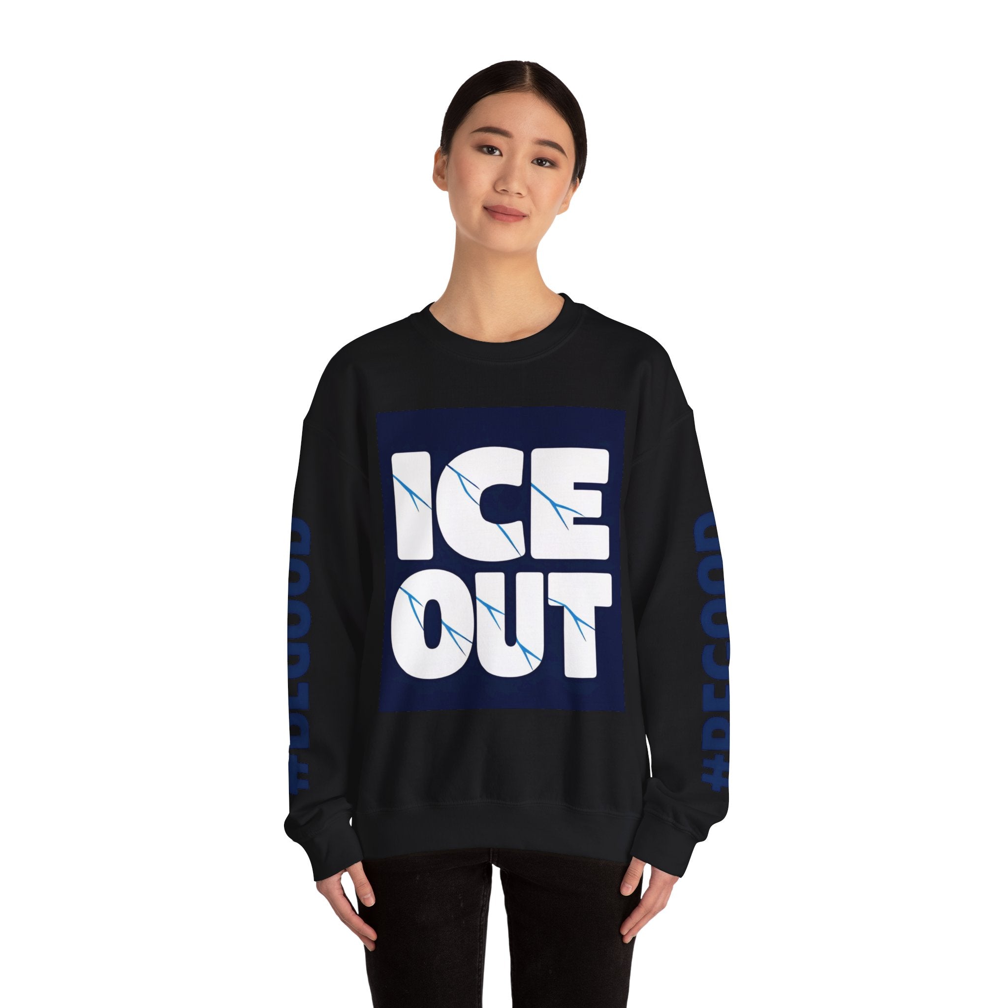 Ice Out Crewneck Sweatshirt — #PRETTIGOOD Graphic Pullover | 10 Colors