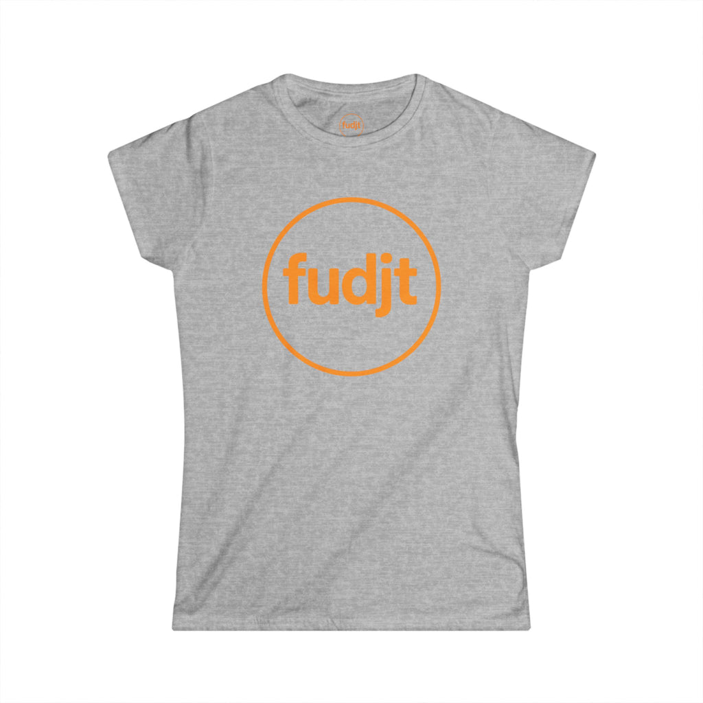 Orange fudjt Circle Women's Comfy Stylie Tee | 12 Colors