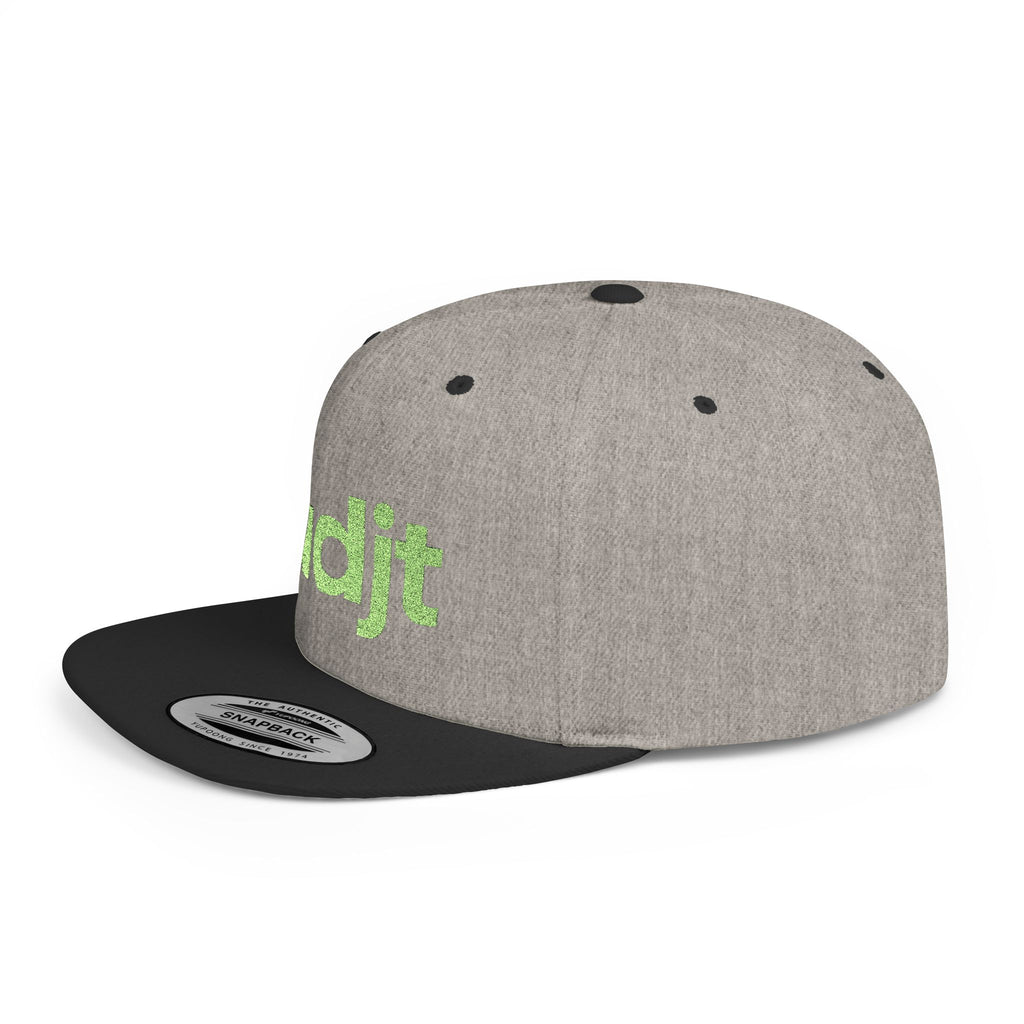 Stylish Flat Bill Snapback Green fudjt Streetwear Logo Cap | 11 Colors