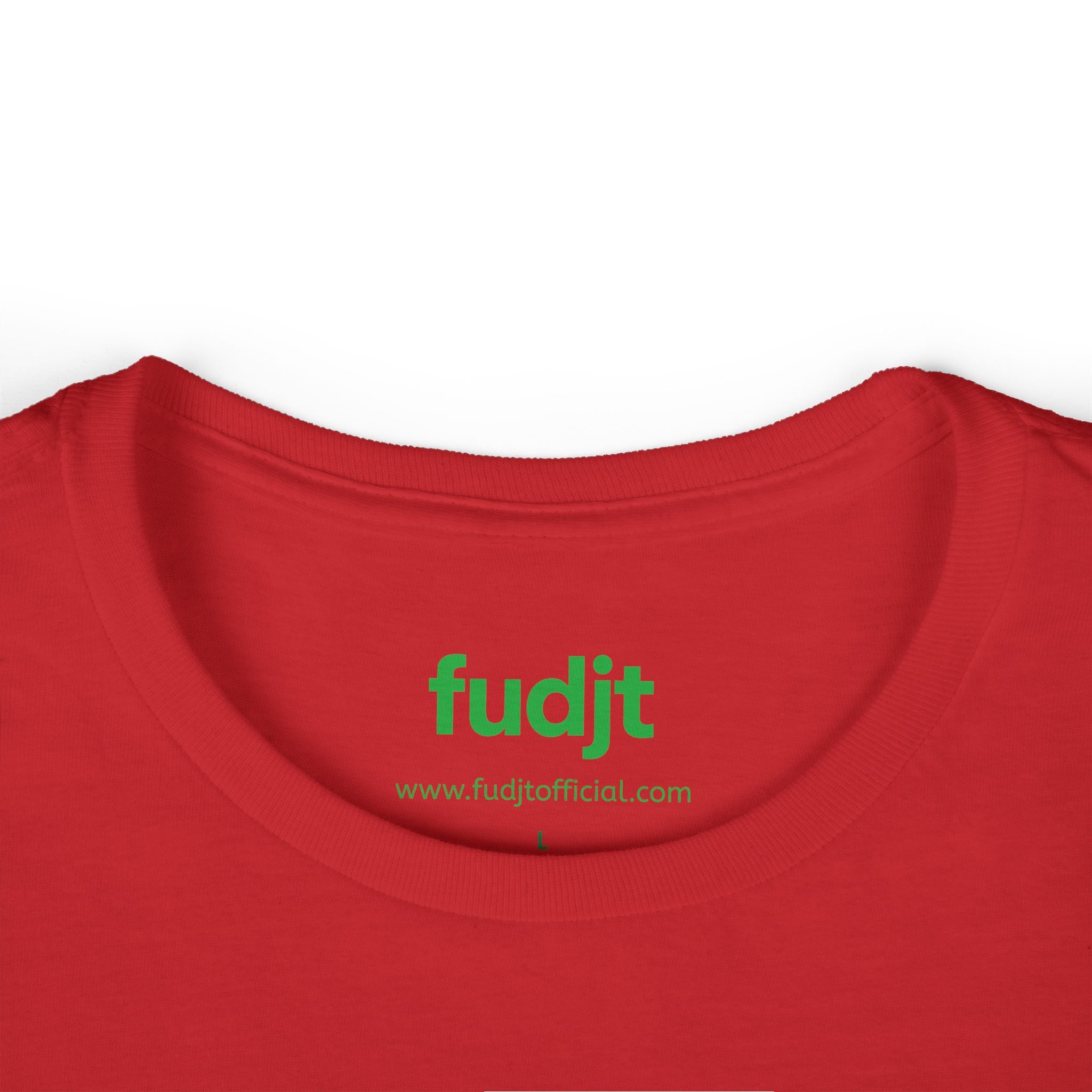 Women's Green fudjt logo Comfy Stylie Tee | 12 Colors