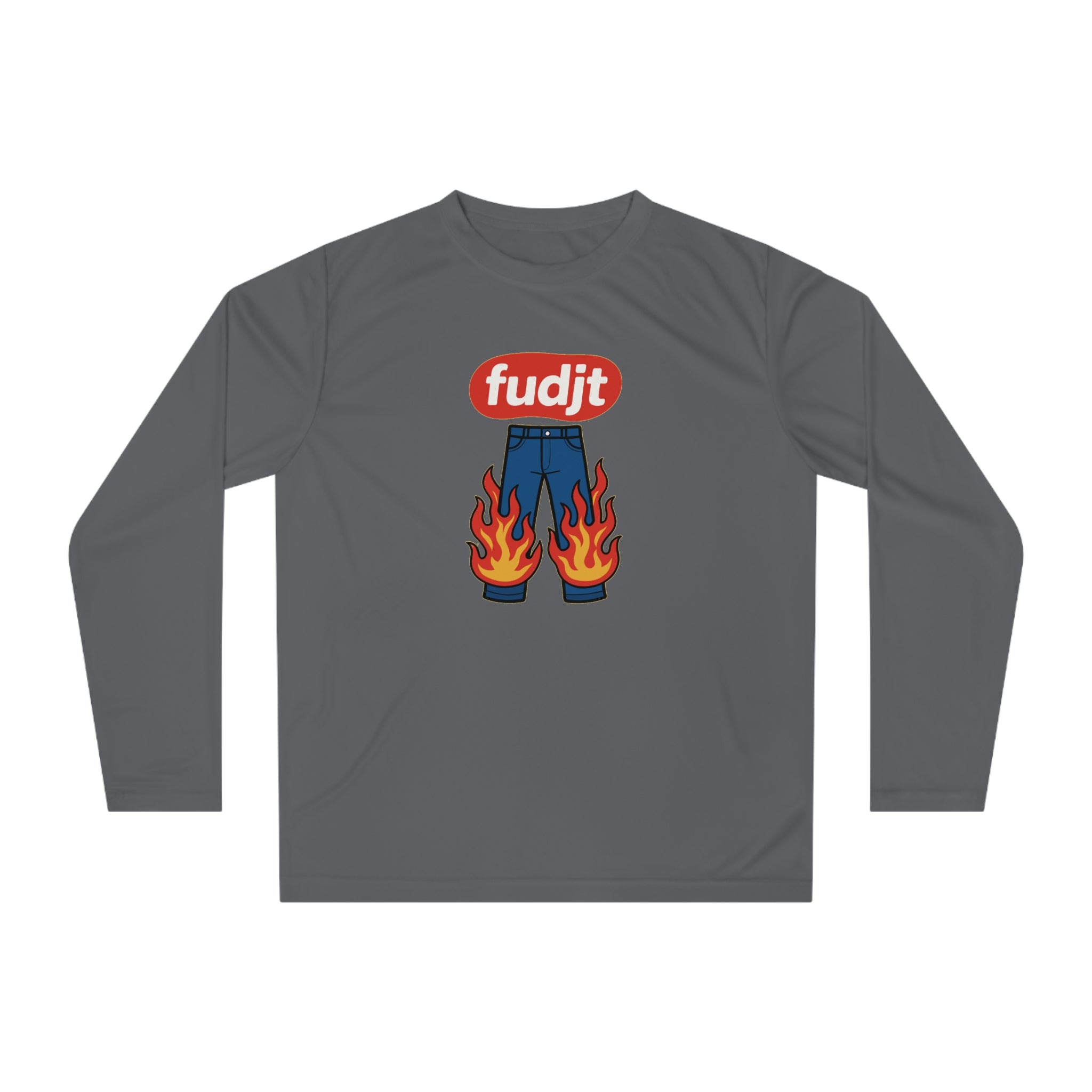 fudjt Pants On Fire Long Sleeve Performance Tee | 5 Colors