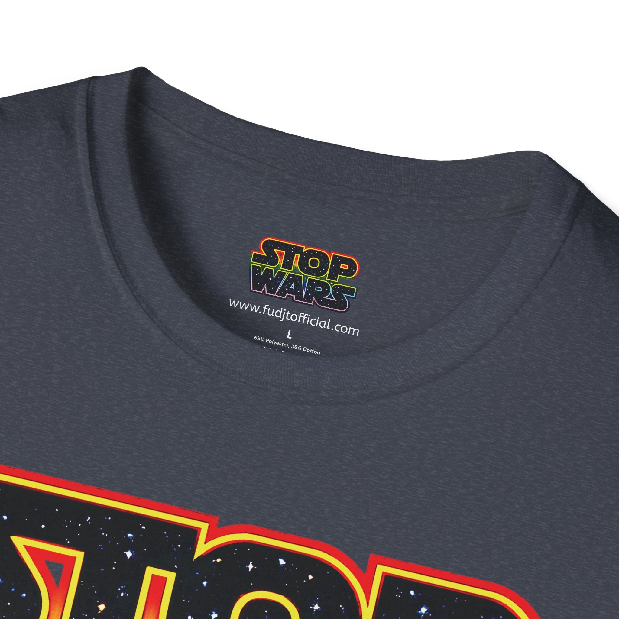 fudjt STOP WARS Everyday Tee - Retro Protest Graphic, White fudjt | 12 Colors