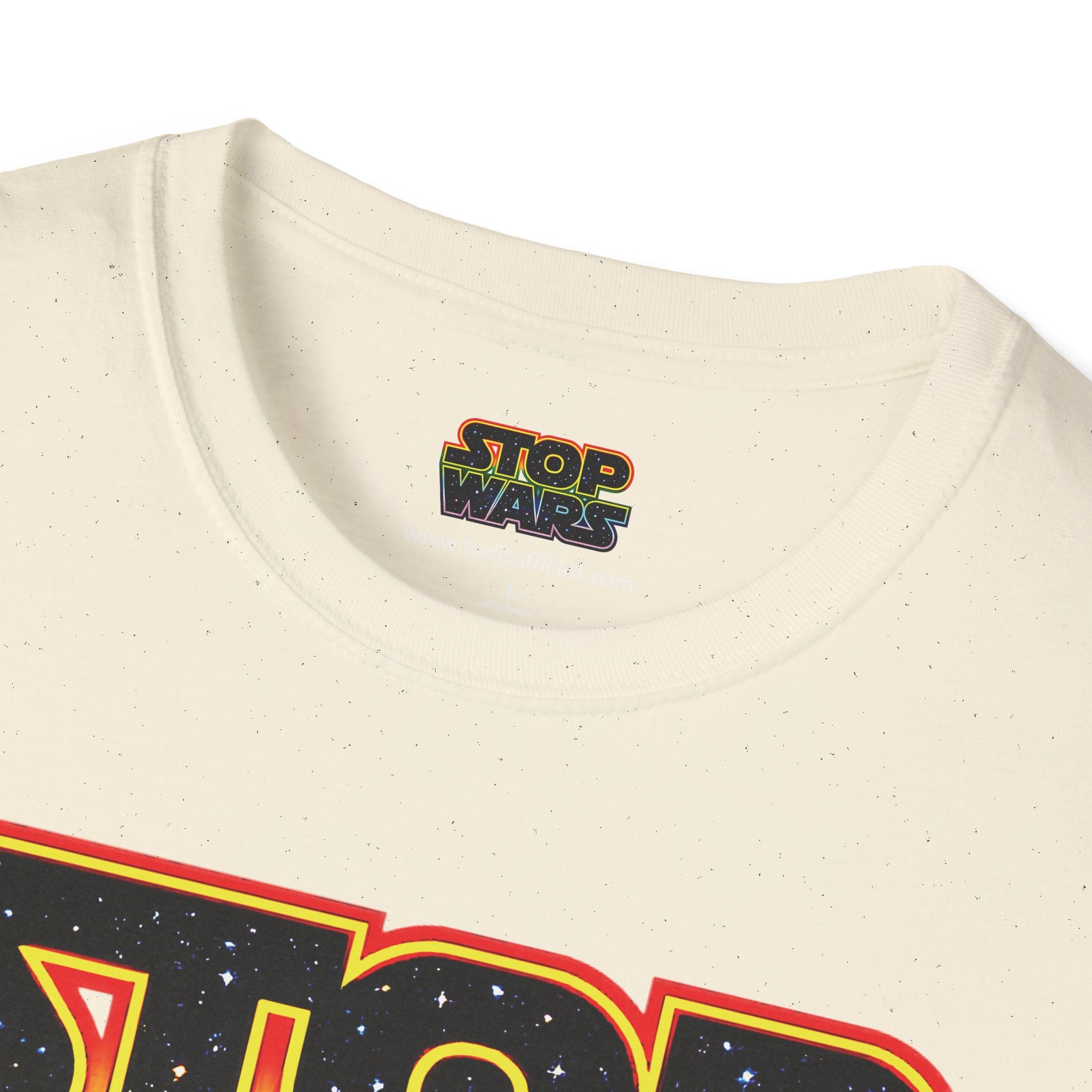 fudjt STOP WARS Everyday Tee - Retro Protest Graphic, White fudjt | 12 Colors