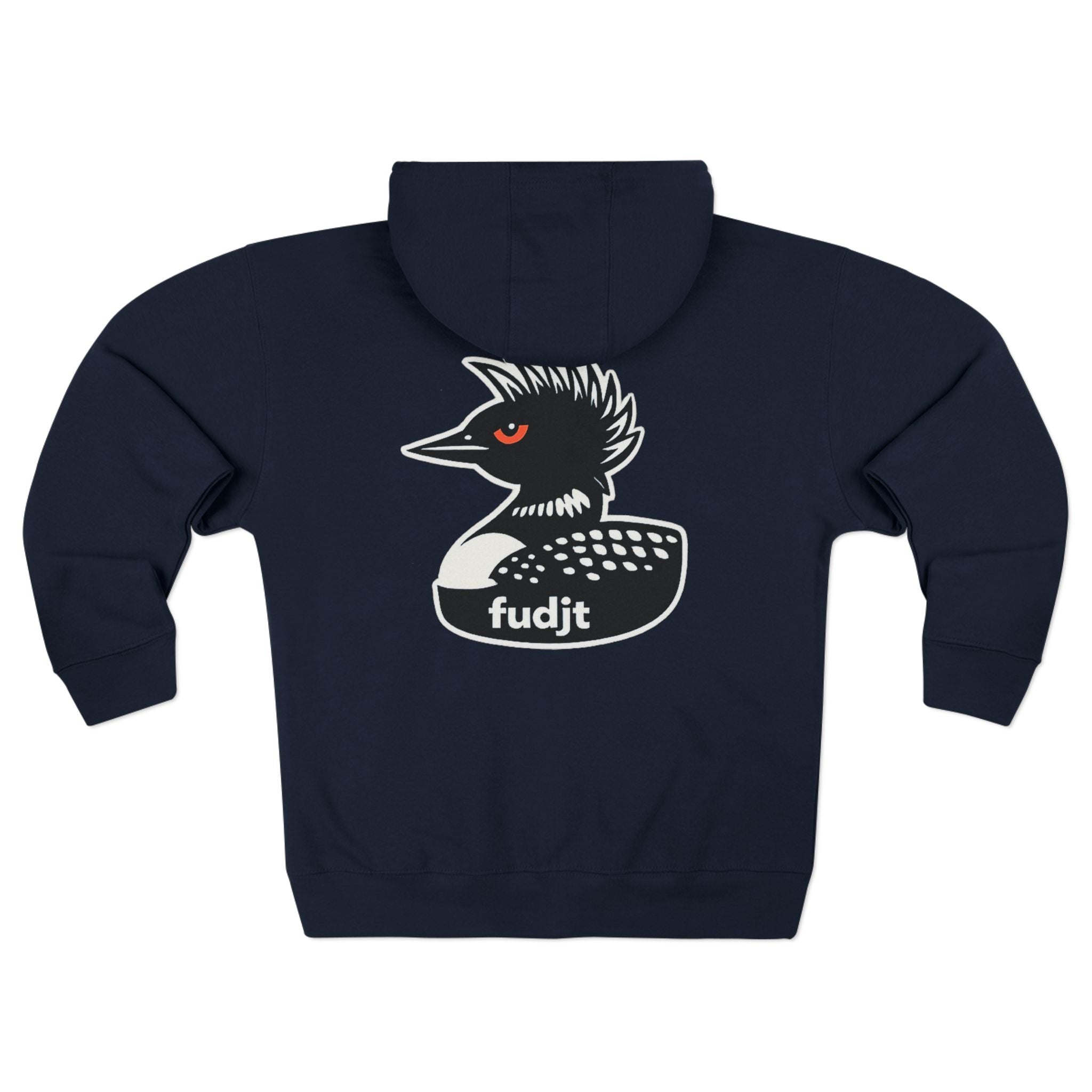 fudjt Rebel Loon Decoy Zip Hoodie | Front & Back Graphic | 9 Colors