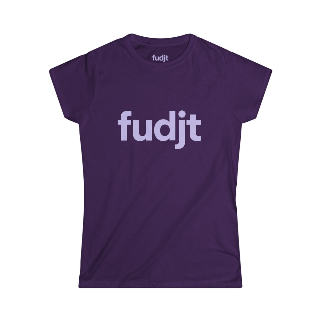 Women's Lavender fudjt logo Comfy Stylie Tee | 12 Colors