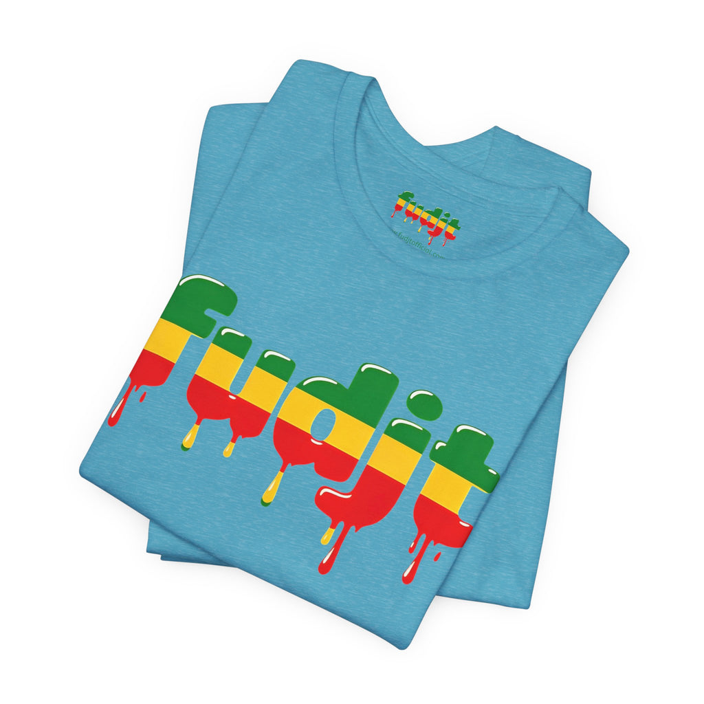 fudit Drip Logo Tee (Rasta Colors)