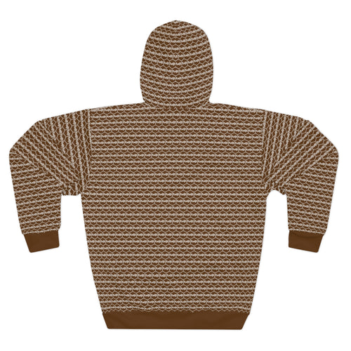 Brown fudjt Unbroken Chain Hoodie | All Over 1.25