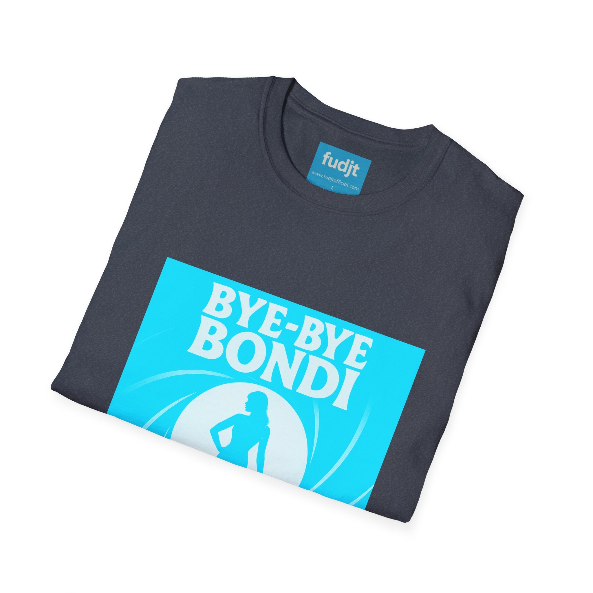Bye-Bye Bondi | Blue Smoke Screen Retro fudjt Tee | 15 Colors