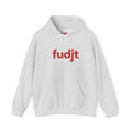Red fudjt Embroidered Heavy Blend Hooded Sweatshirt | 15 Colors | Stand For Something.