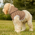 Light Brown fudjt Pet Hoodie | Unbroken Chain 1.25 | 7 Sizes