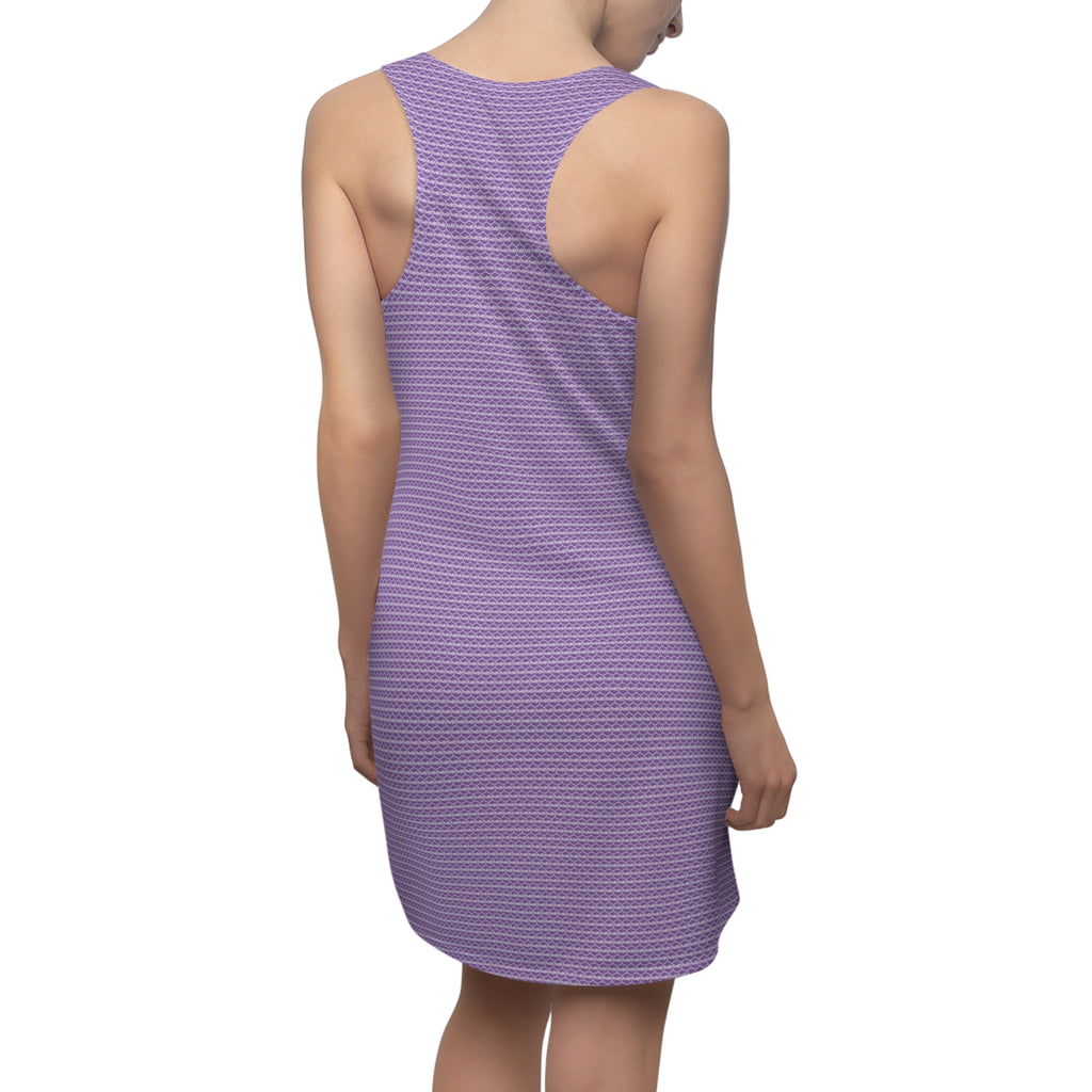 Light Purple fudjt Unbroken Chain .5 Chic Racerback Dress