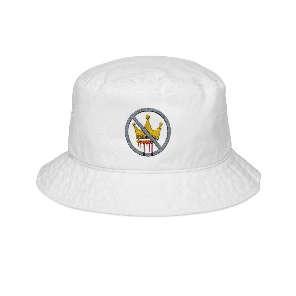 No Kings Embroidered Bucket Hat | 3 Colors