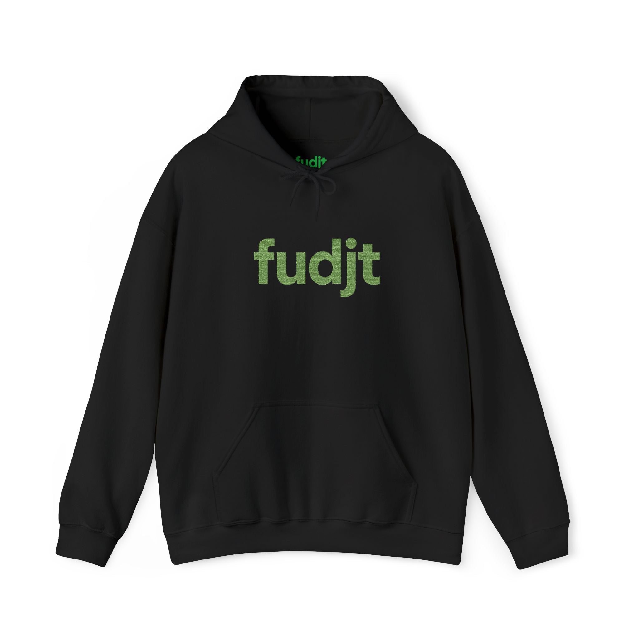Green fudjt Embroidered Heavy Blend Hooded Sweatshirt | 15 Colors | Stand For Something