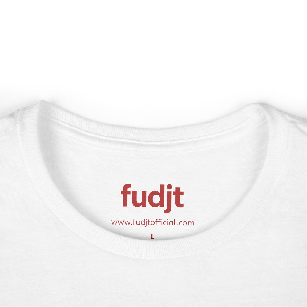 Women's Red fudjt logo Comfy Stylie Tee | 11 Colors
