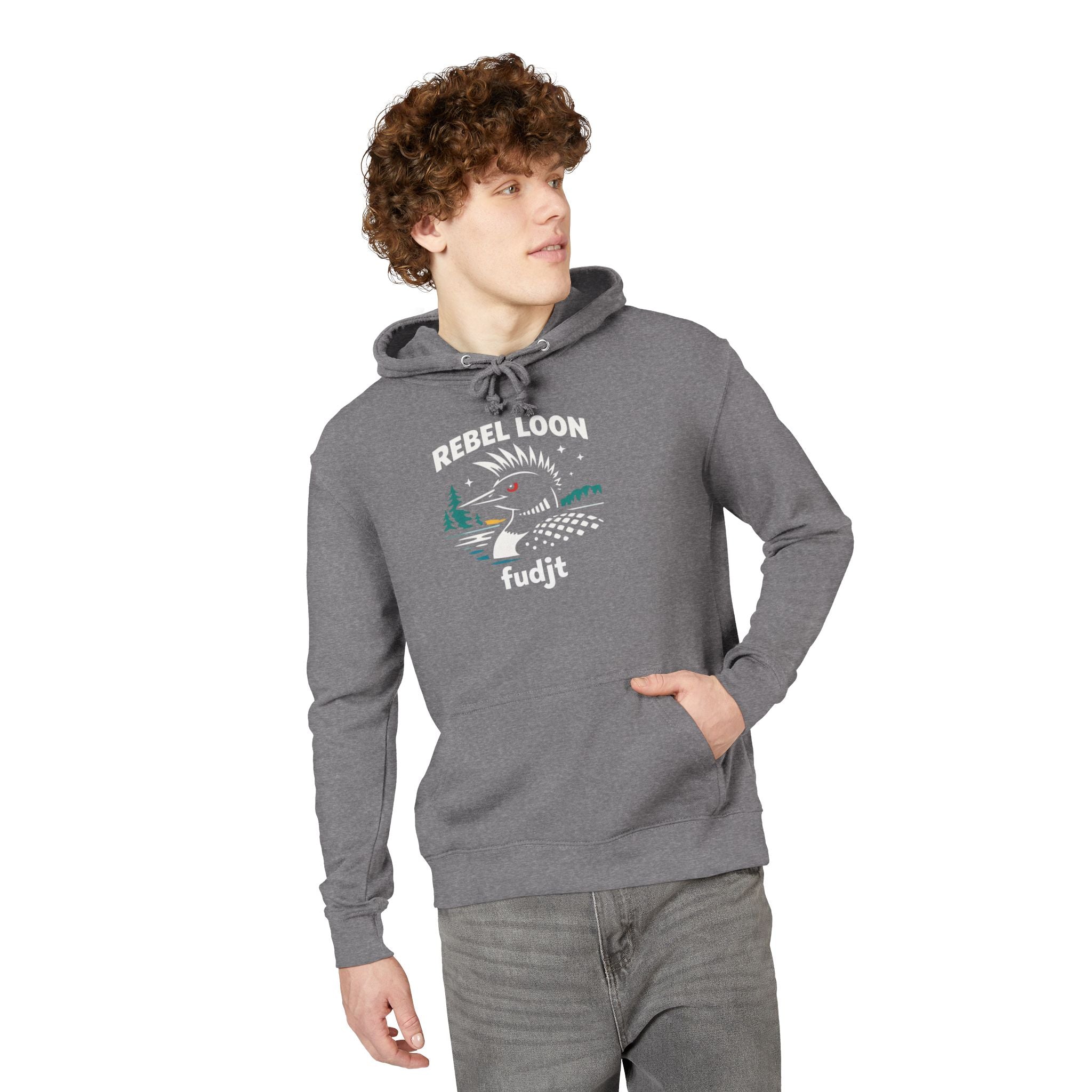 fudjt French Terry Hoodie | Rebel Loon Naturescape | 6 Colors