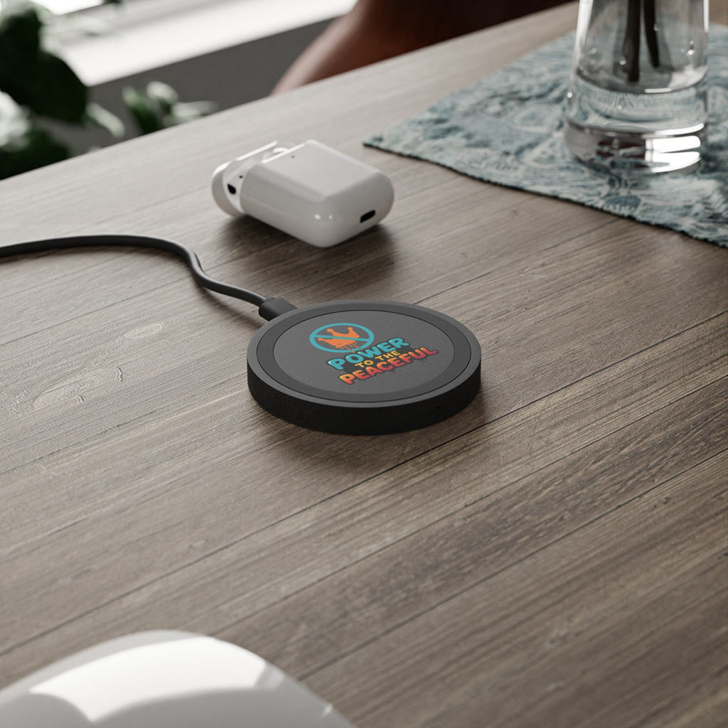 No Kings Power To The Peaceful Wireless Charging Pad for Android & iPhone | 2 Colors