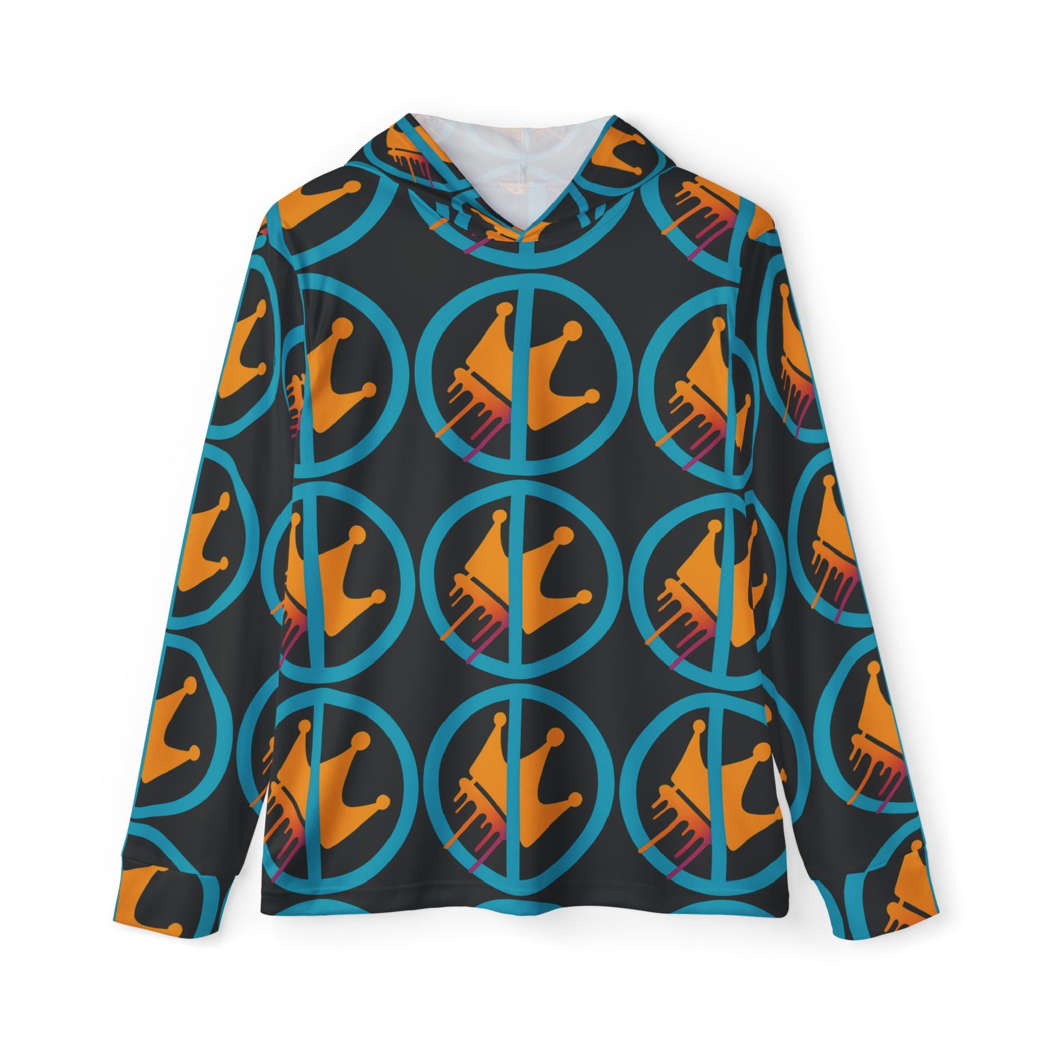 All Over No Kings Tribute Warmup Hoodie - FUDJT design - XS