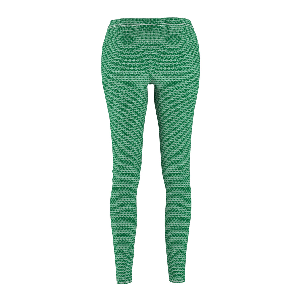 Dark Green fudjt Unbroken Chain .5 Casual Leggings
