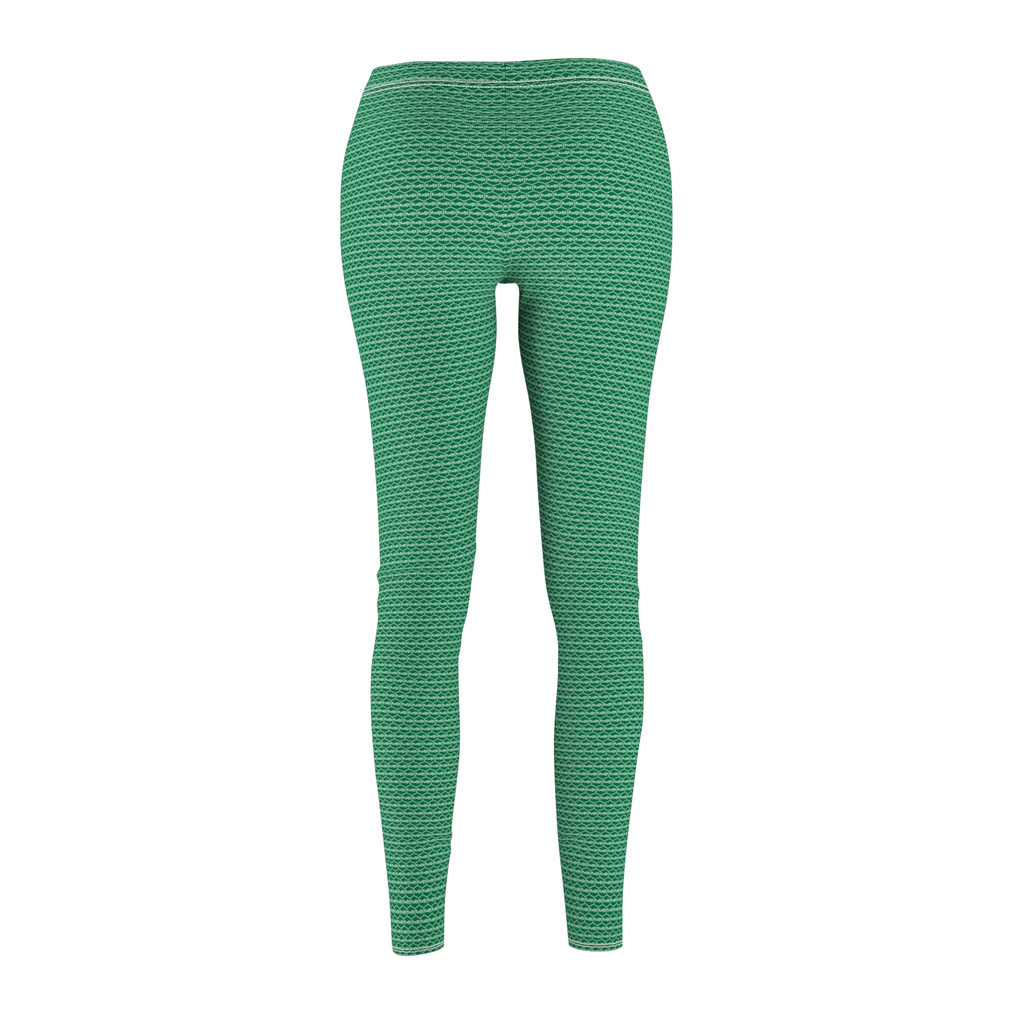 Dark Green fudjt Unbroken Chain .5 Casual Leggings