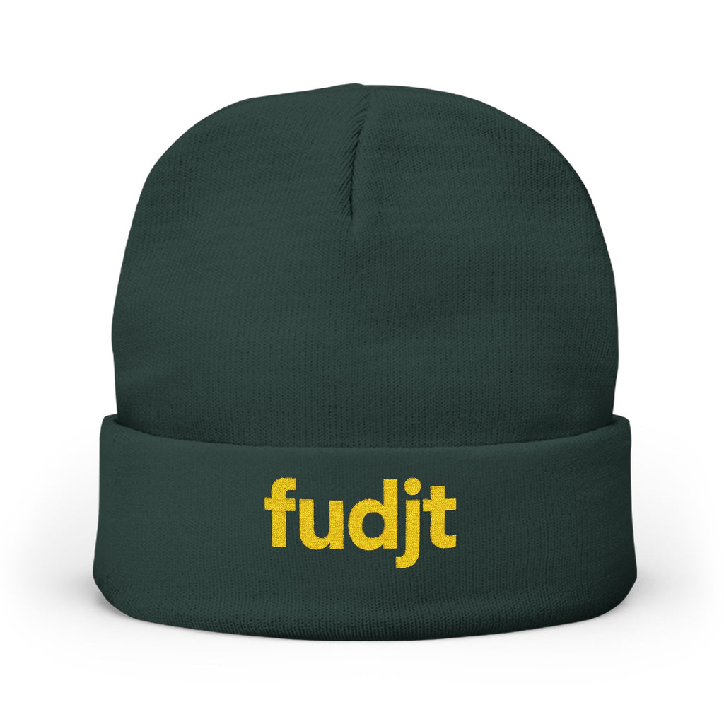 Stylish & Cozy fudjt Knit Beanie | Gold Embroidery | 6 Colors
