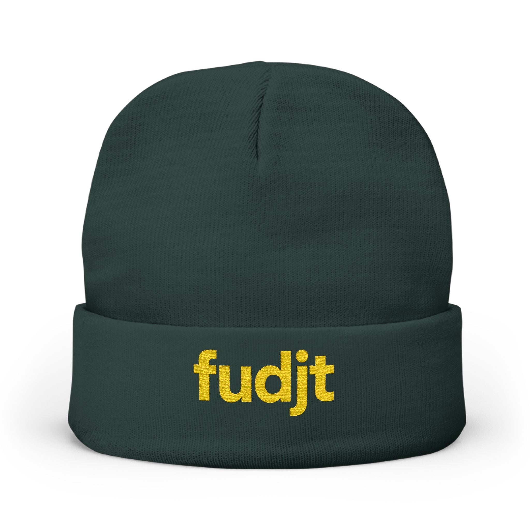 Stylish & Cozy fudjt Knit Beanie | Gold Embroidery | 6 Colors