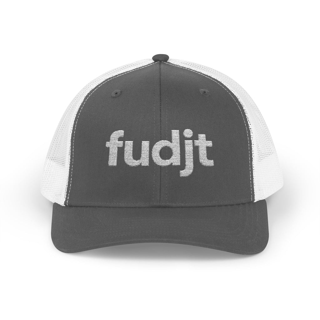 White fudjt logo Snapback Trucker Cap | 6 Colors