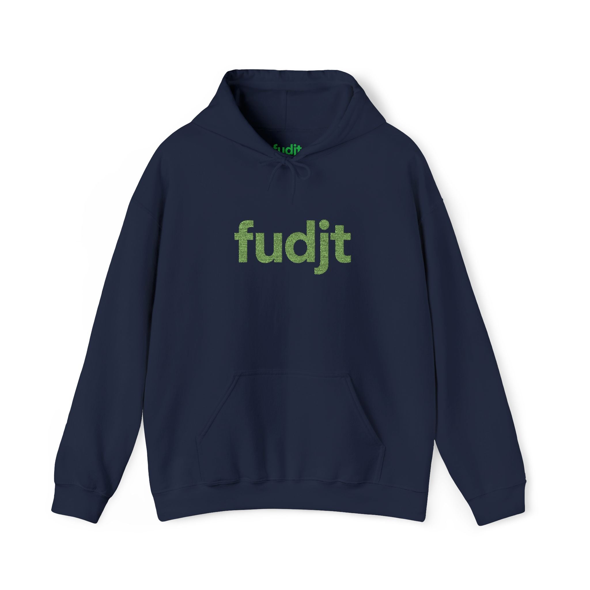 Green fudjt Embroidered Heavy Blend Hooded Sweatshirt | 15 Colors | Stand For Something