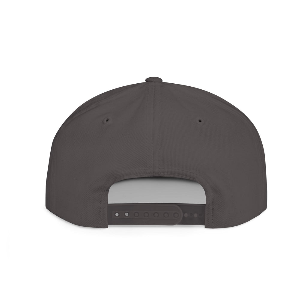 Stylish Flat Bill Snapback Gray fudjt Streetwear Logo Cap | 7 Colors