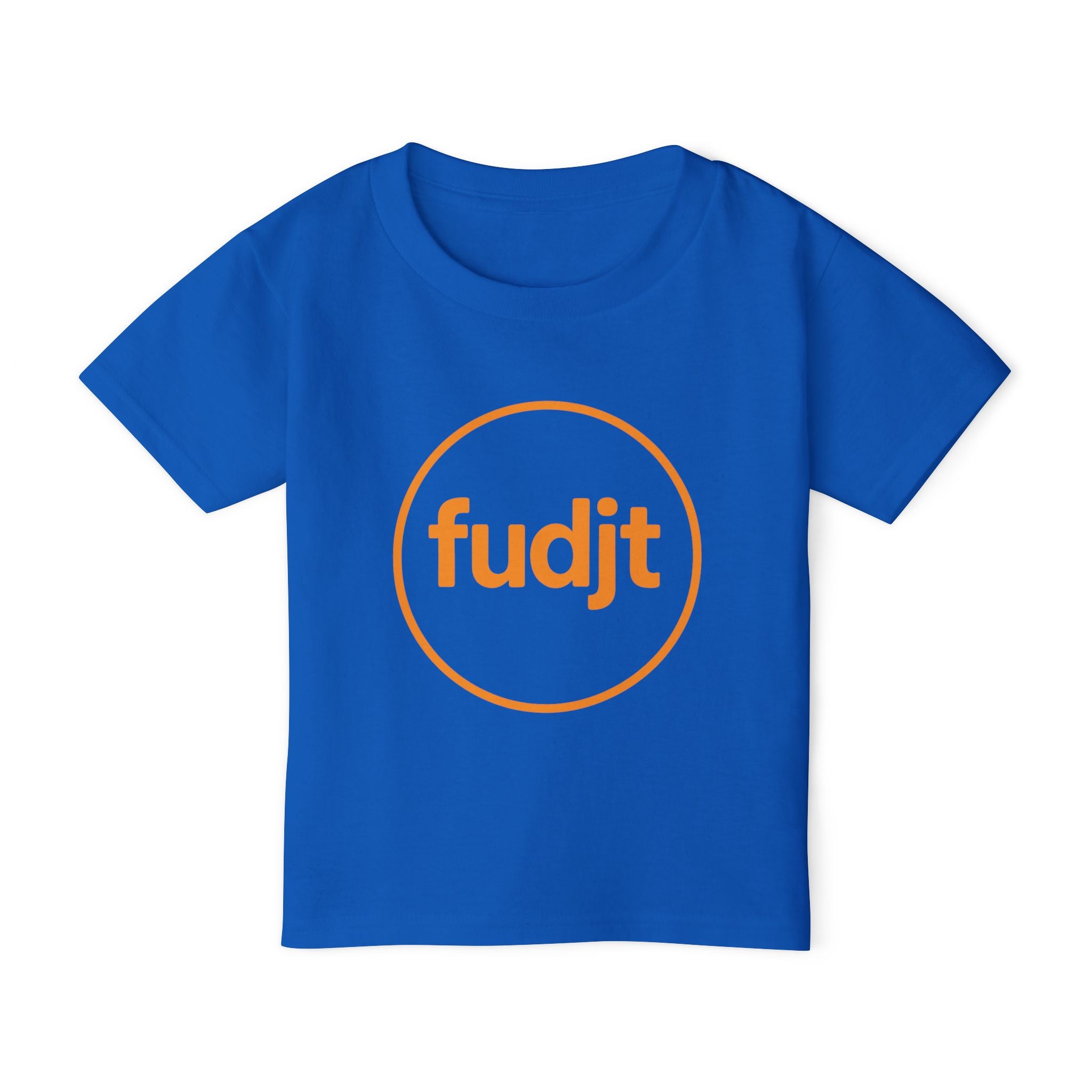 Orange fudjt Circle Toddler Tee | 7 Colors