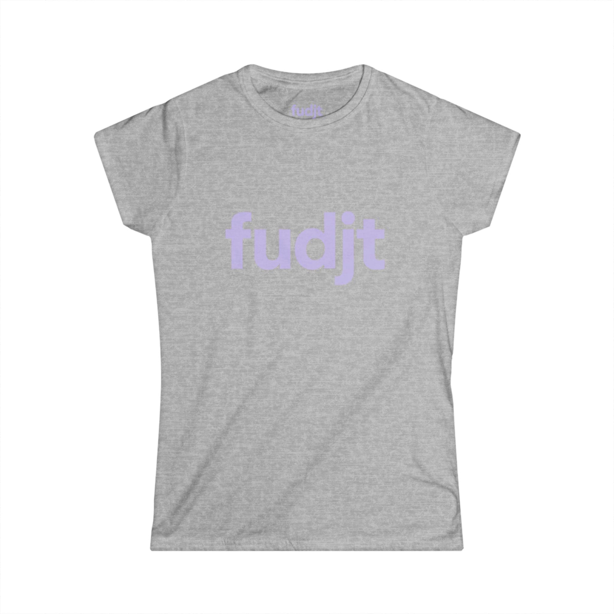 Women's Lavender fudjt logo Comfy Stylie Tee | 12 Colors