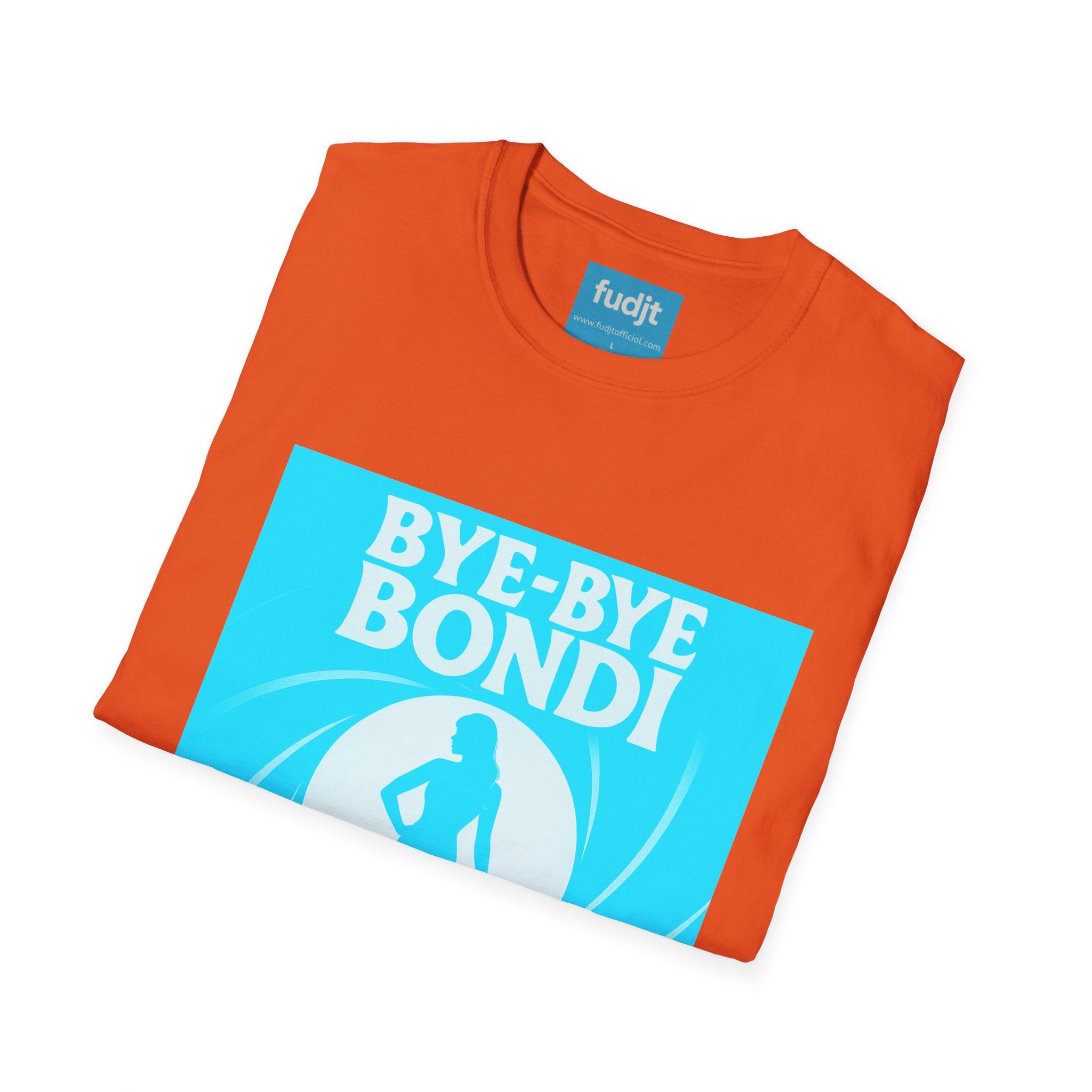 Bye-Bye Bondi | Blue Smoke Screen Retro fudjt Tee | 15 Colors