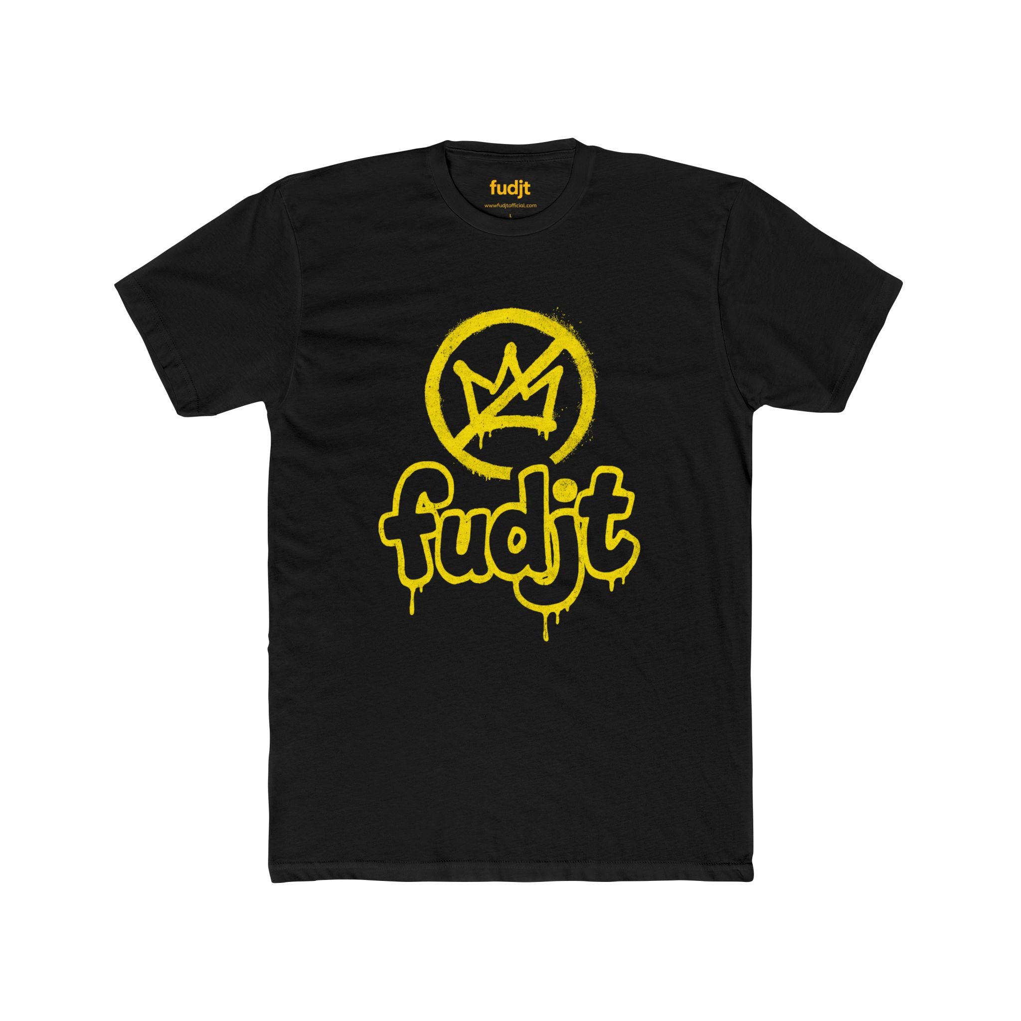Golden fudjt No Kings Cotton Crew Tee | 12 Colors