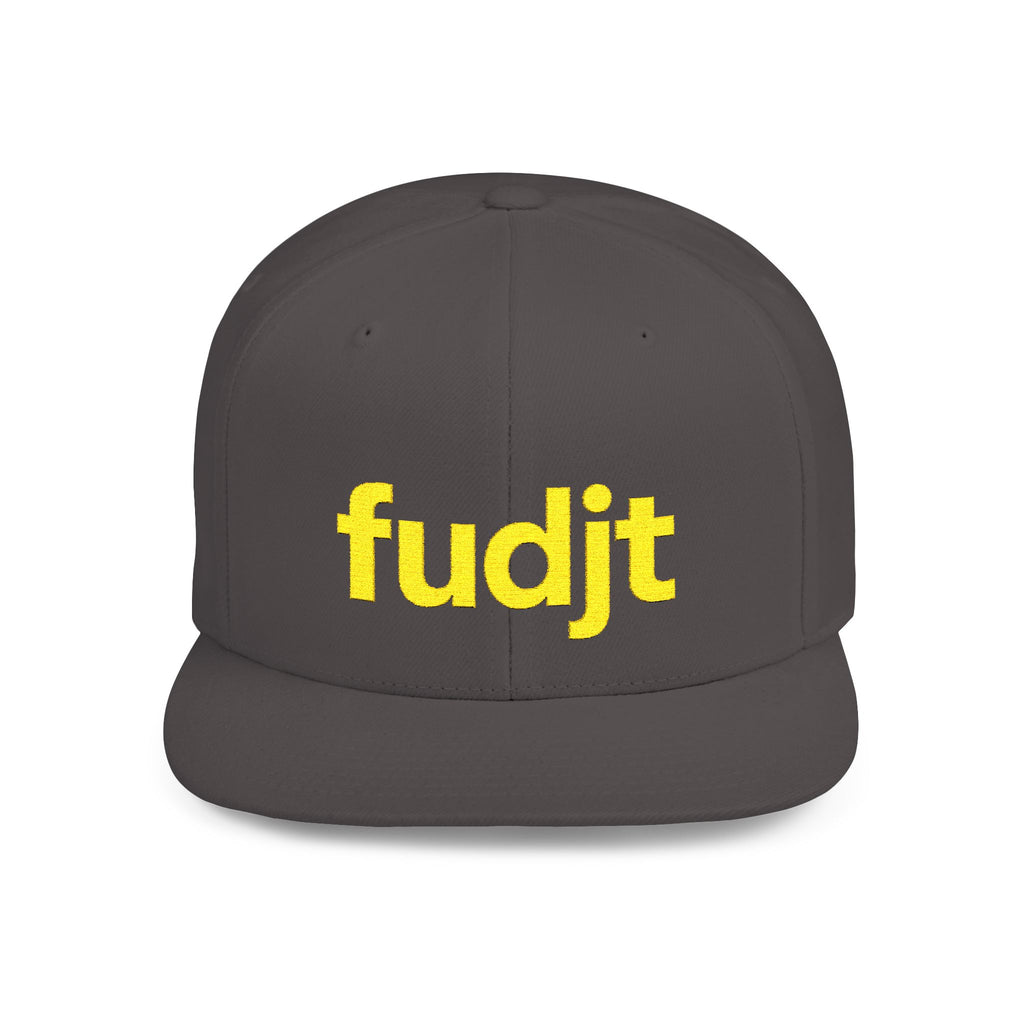Stylish Flat Bill Snapback Gold fudjt Streetwear Logo Cap | 11 Colors