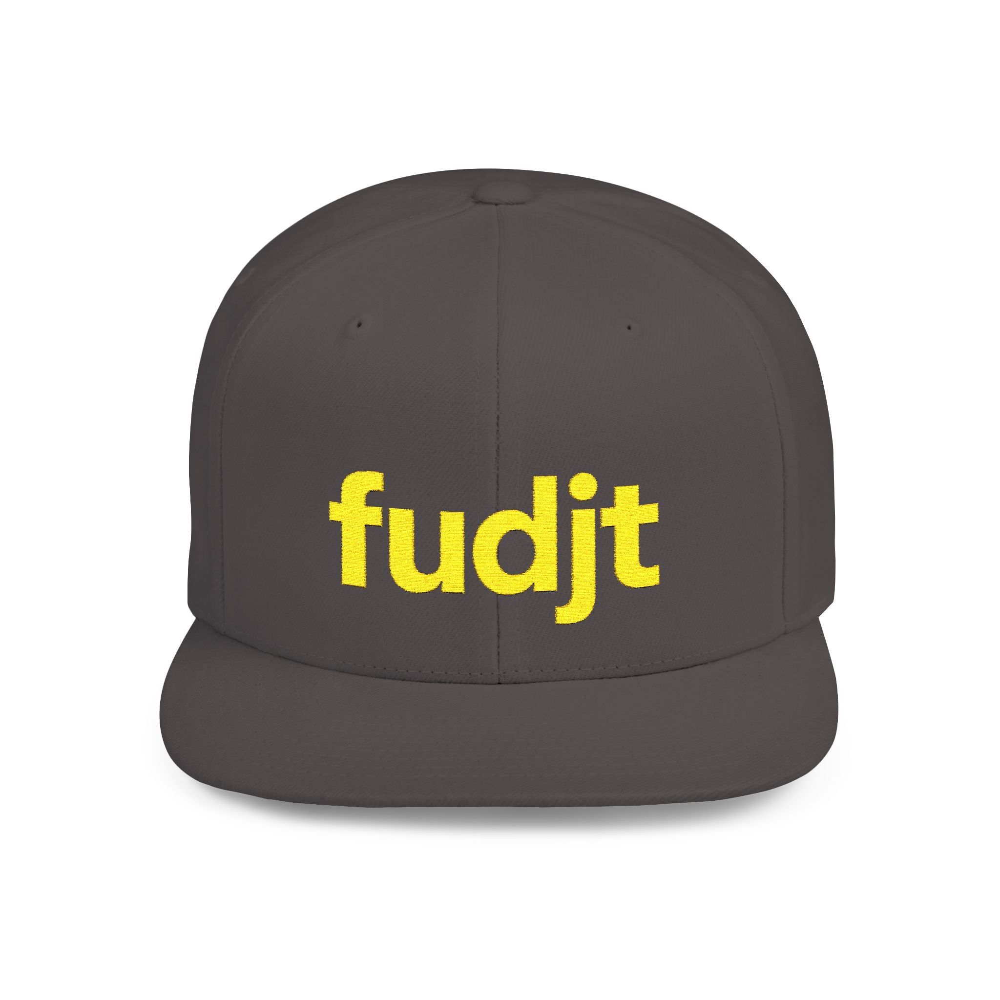 Stylish Flat Bill Snapback Gold fudjt Streetwear Logo Cap | 11 Colors