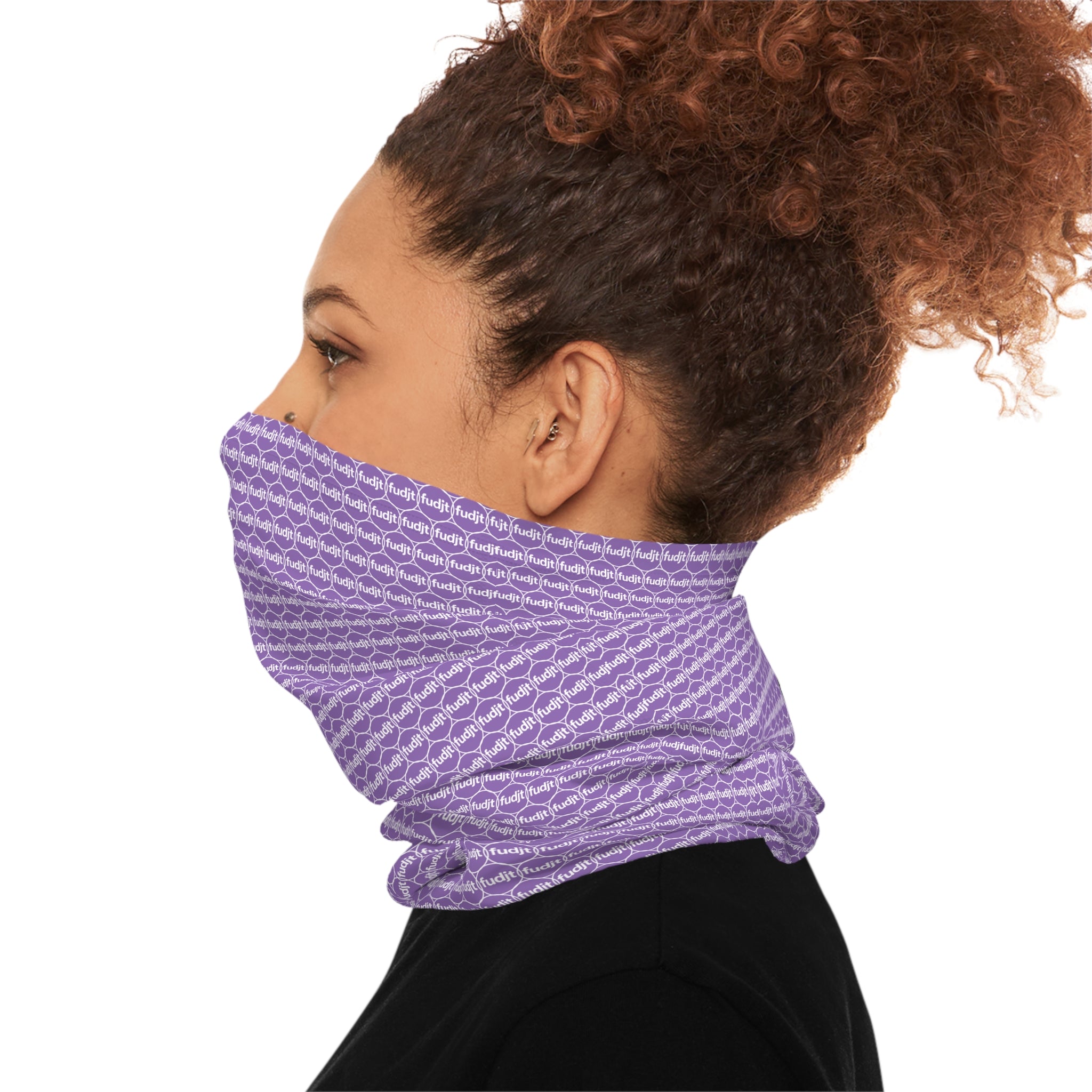 Light Purple fudjt Unbroken Chain .5 Neck Gaiter