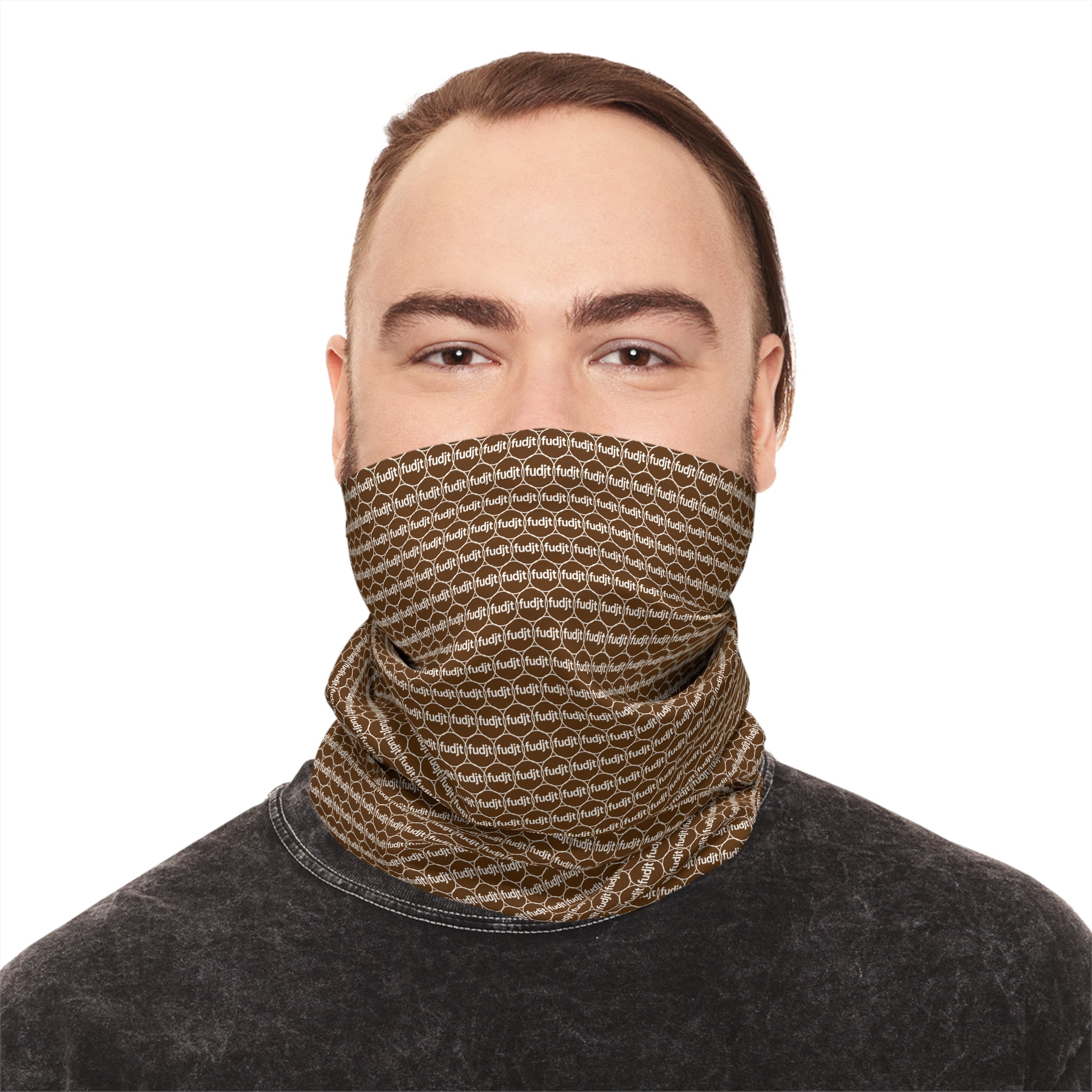 Brown fudjt Unbroken Chain .5 Neck Gaiter