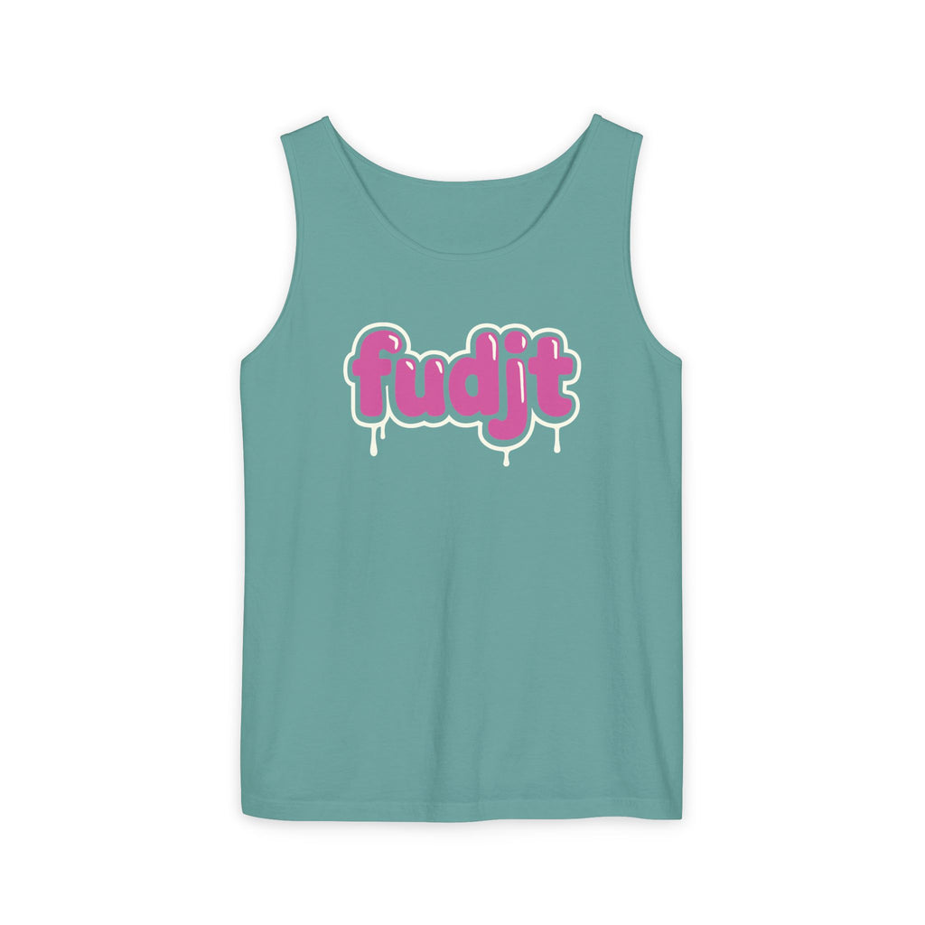 Pink Drip fudjt Long Tank Top | 16 Colors