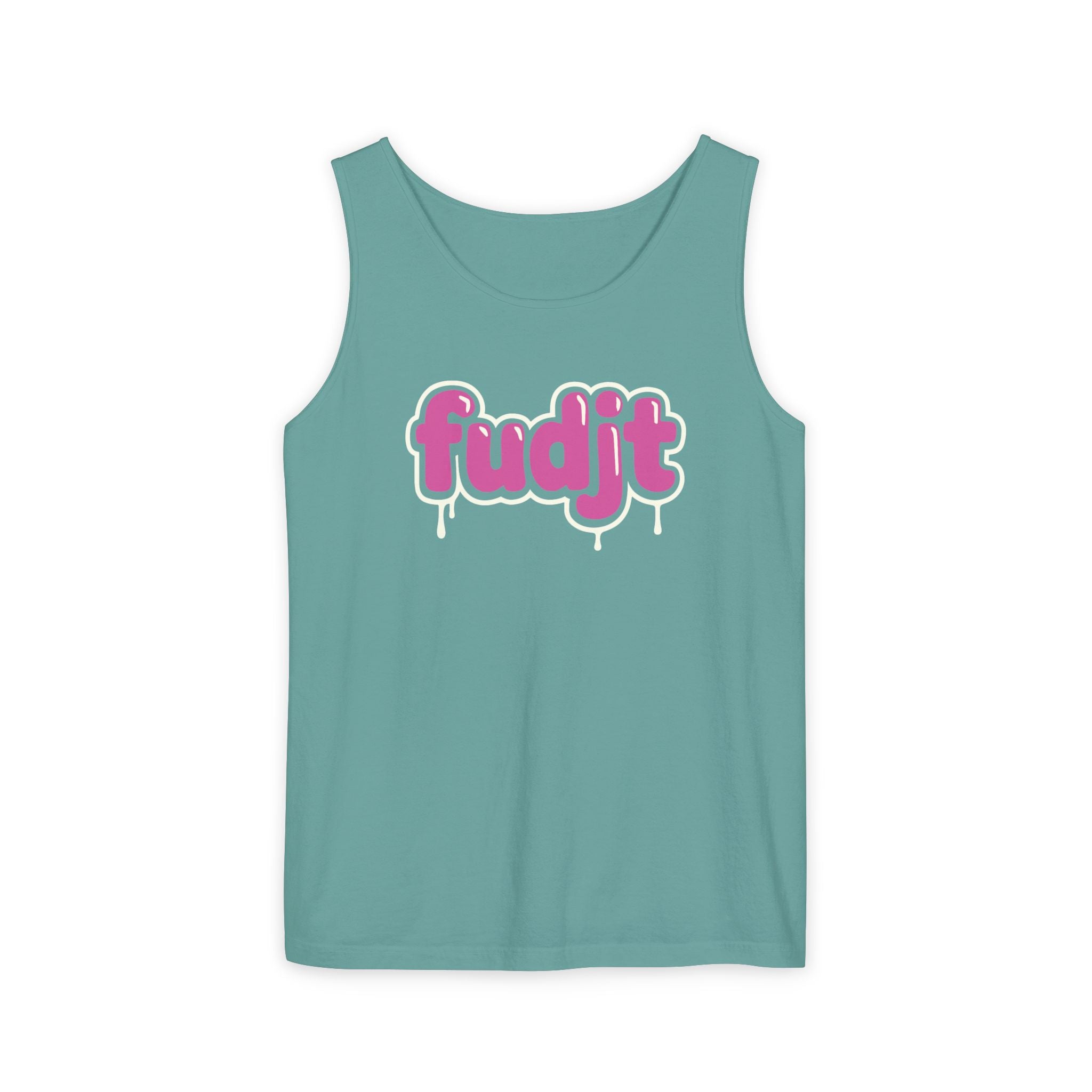 Pink Drip fudjt Long Tank Top | 16 Colors