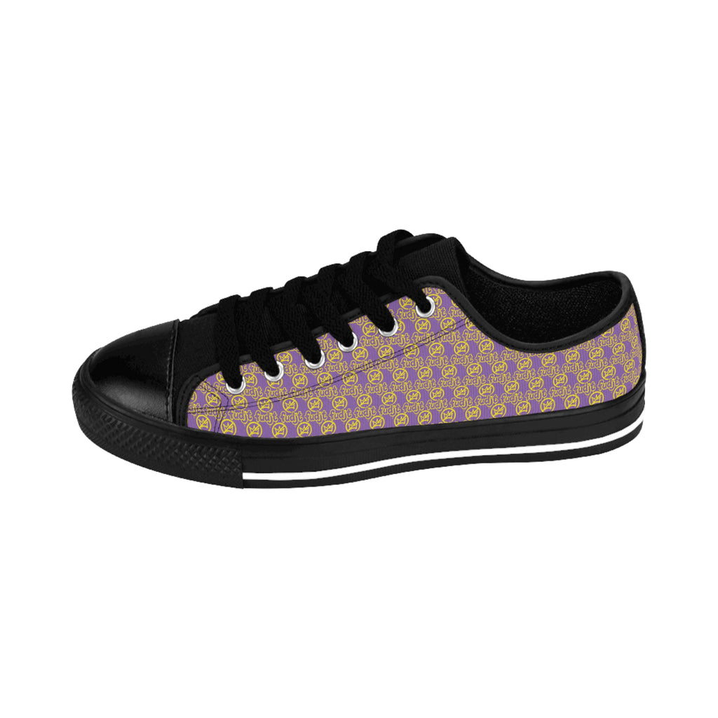 Light Purple Golden fudjt No Kings Street Style Sneakers | Women & Girls All Over .5 Low Top