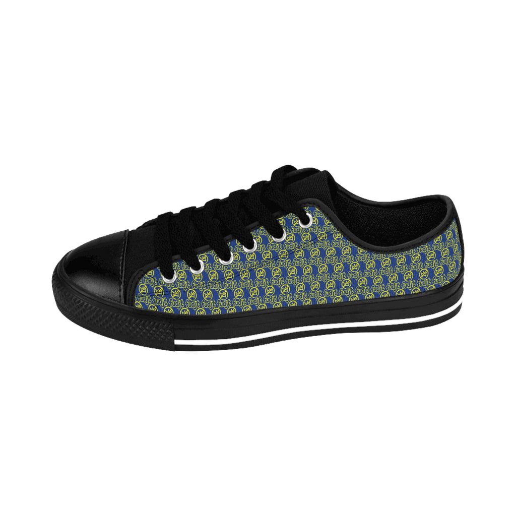 Dark Blue Golden fudjt No Kings Street Style Sneakers | Men & Boys All Over .5 Low Top