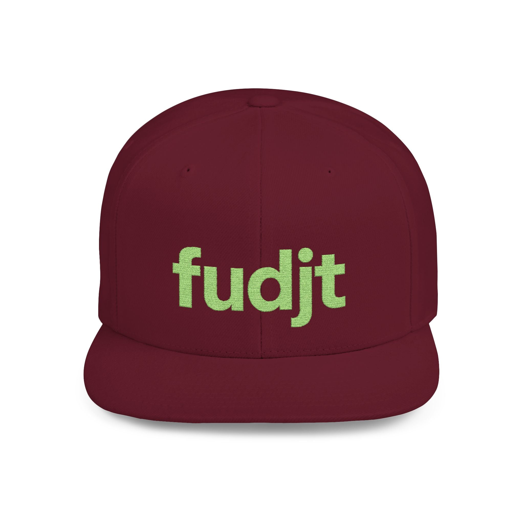 Stylish Flat Bill Snapback Green fudjt Streetwear Logo Cap | 11 Colors