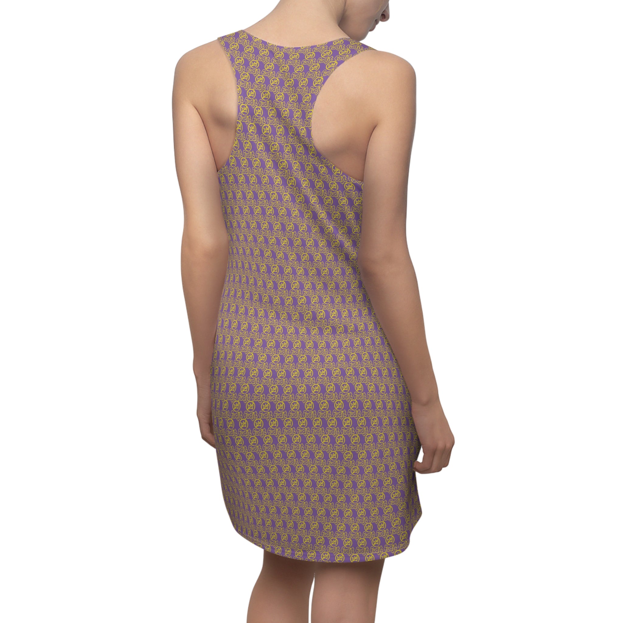 Light Purple Golden fudjt No Kings 1.25 Chic Racerback Dress