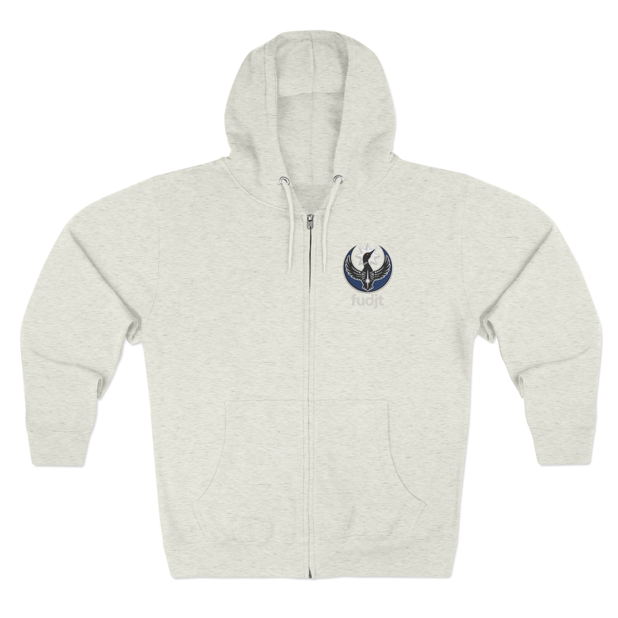 MN Rebel Loon Especial fudjt Zip Hoodie | Front & Back Graphic | 7 Colors