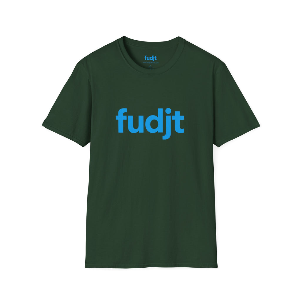 fudjt Everyday Style Turquoise logo Tee | 14 Colors