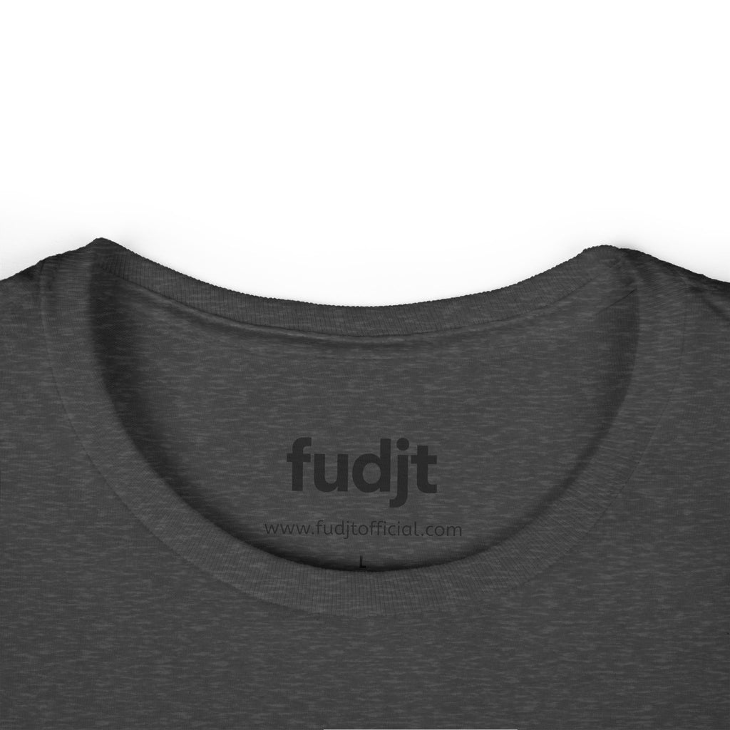 Women's Black fudjt logo Comfy Stylie Tee | 12 Colors